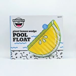 Giant Lemon Wedge Pool Float